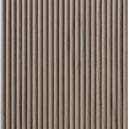 Designs Of Distinction 1" Double Bead Tambour - Walnut (12"W x 48"L) 011248105WL1